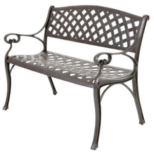 CAST ALUMINUM BENCH