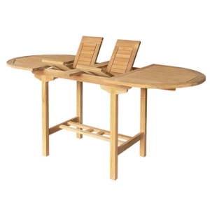 Double Oval Extension Bar Table