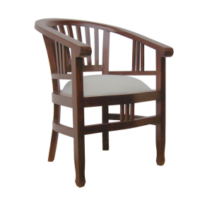 Alberta Armchair with Off White Cushion