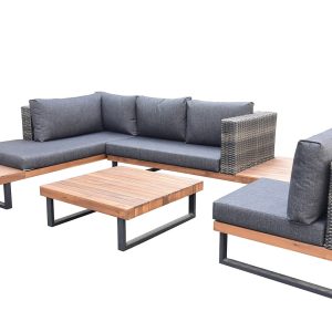 Tucson Wicker Sectional Set